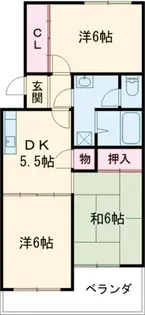 ホワイトピア江島台【2階】の間取り