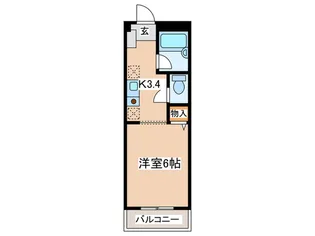 M.サンライフガ-デン【2階】の間取り