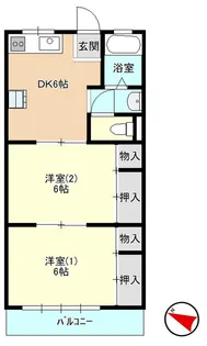 柴原ビル【2階】の間取り