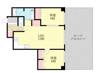 サンパレス新大阪【3階】の間取り