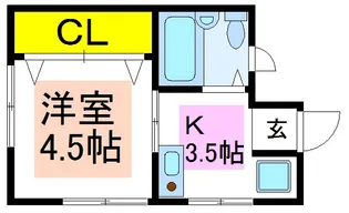タカタハイツ(西尾久)【1階】の間取り