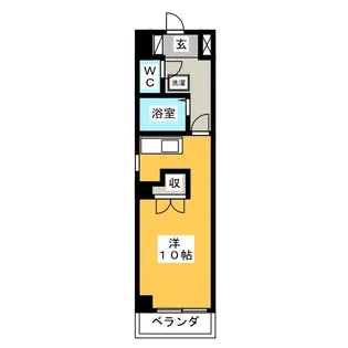 エステート柳原【3階】の間取り