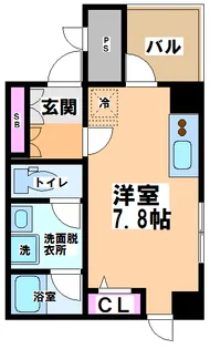 コンテント府中【4階】の間取り