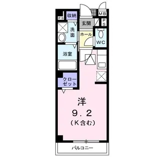 スカイビレッジ21【1階】の間取り