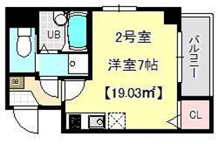 プランドール錦糸町【5階】の間取り