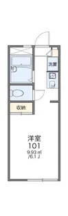 レオパレスヴェルジェ【1階】の間取り