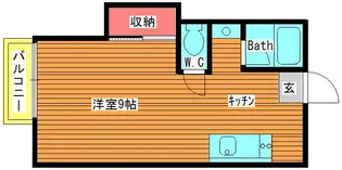 ホワイトハウス沼目B【1階】の間取り