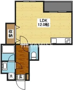 FKマンション【2階】の間取り
