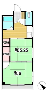 一番街B【2階】の間取り