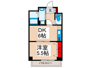 田端むつみ公園前マンション【4階】の間取り