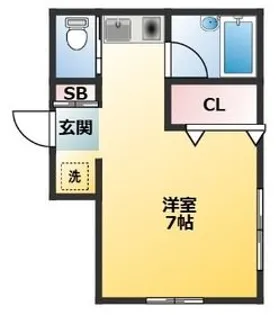 プチメゾンタニモト【1階】の間取り