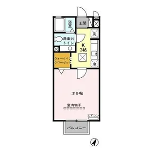 メルベーユ A【1階】の間取り