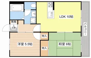 リーフマンション【2階】の間取り