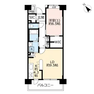 UR百合ヶ丘みずき街【7階】の間取り