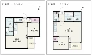 JACK MATOBAVI【2階】の間取り