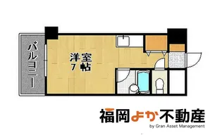 ステイタスガーデン別府II【2階】の間取り