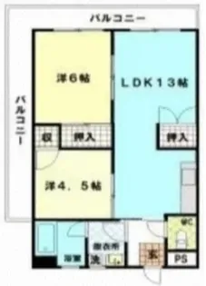 新成増ハイツ【3階】の間取り