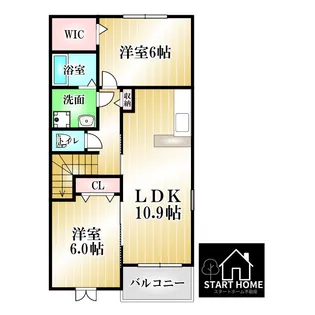 グランデ成長B【2階】の間取り