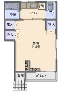 ハイツサントピア【1階】の間取り
