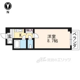 ラ・リビエール【1階】の間取り