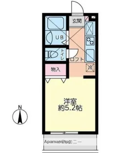 カーサ・フェリーチェ壱番館【1階】の間取り