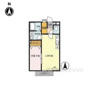 サンライズ【2階】の間取り