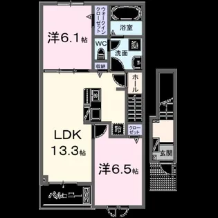 ベル クレール【2階】の間取り