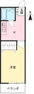 メゾン木原【1階】の間取り