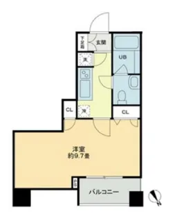 クロスレジデンス蒲田【6階】の間取り