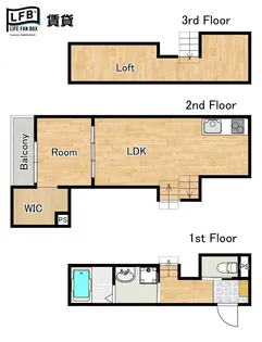 LFB APARTMENT平井A【1階】の間取り