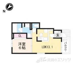 メディカル・中小路南2【1階】の間取り