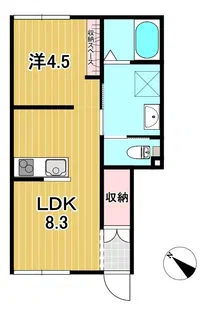 BURLEIGH TERRACE(バーレイ・テラス)【1階】の間取り