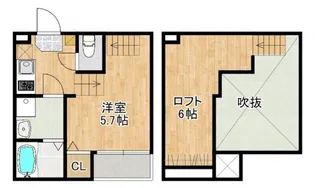 MODERN PALAZZO 大村litmus【2階】の間取り