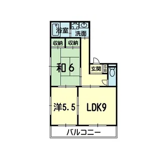 KSビルマンション【2階】の間取り