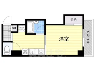 アール新大阪【4階】の間取り