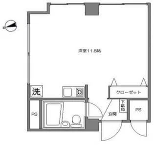 ウイングコート池上【3階】の間取り