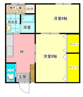 Kコーポ2【2階】の間取り