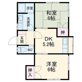 エンゼルハイツ【2階】の間取り