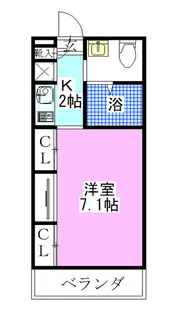 リブリブリッジ津田沼【3階】の間取り