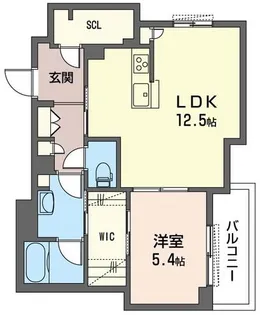 クレールベール【3階】の間取り