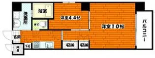 フェリーチェ光町【9階】の間取り