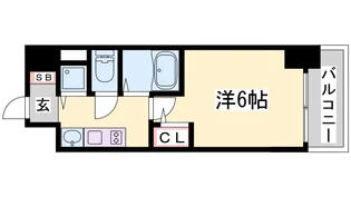 プレサンス神戸西スパークリング【10階】の間取り
