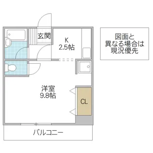 メゾン・ド・メープル【3階】の間取り