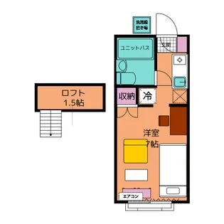 サンフィールド【1階】の間取り