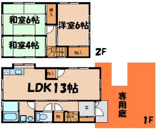 広島県広島市安芸区矢野東7【一戸建】の間取り