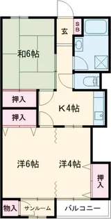 南町ビルマンション【9階】の間取り