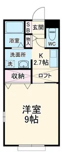 1Kの間取り画像