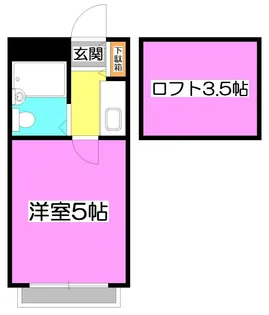 埼玉県朝霞市根岸台7【アパート】の間取り