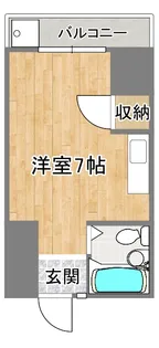 オレンジフローラII【2階】の間取り