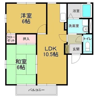 ハイマート【2階】の間取り